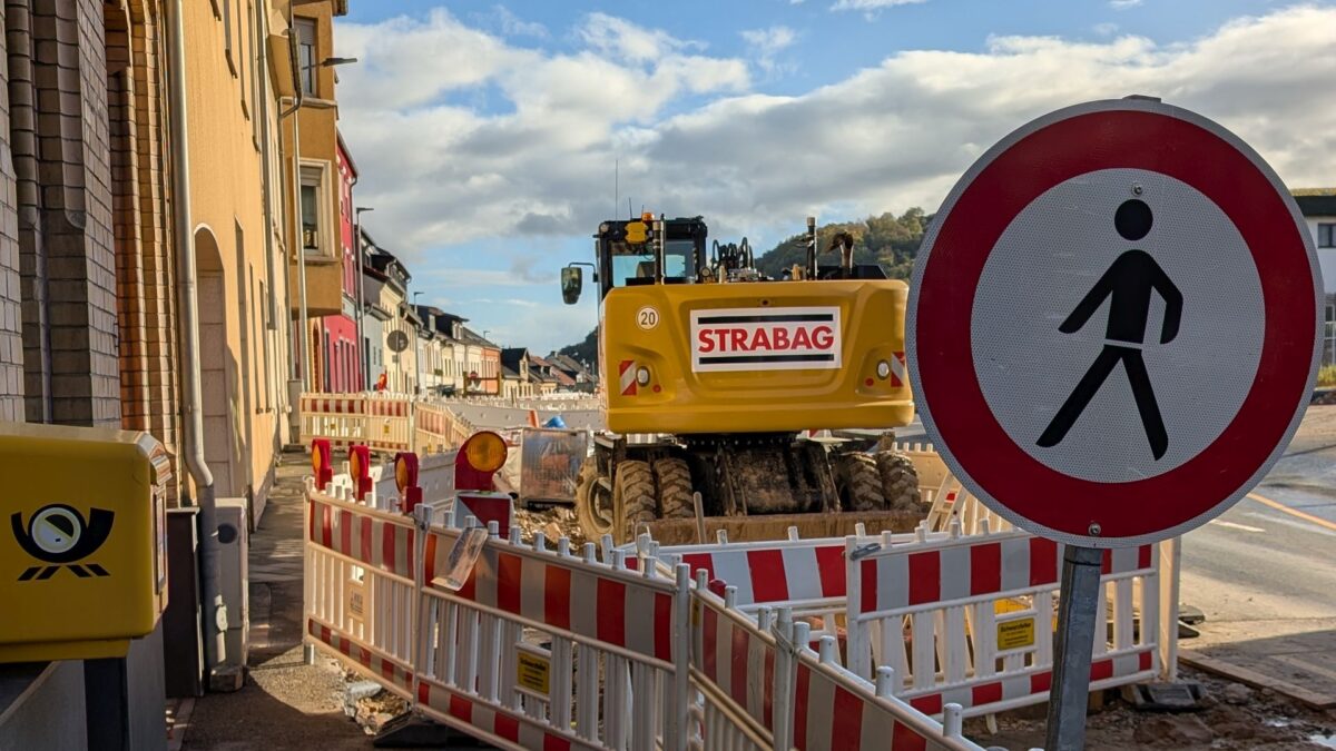 Bauarbeiten – Fußgänger? Gibt’s nicht!