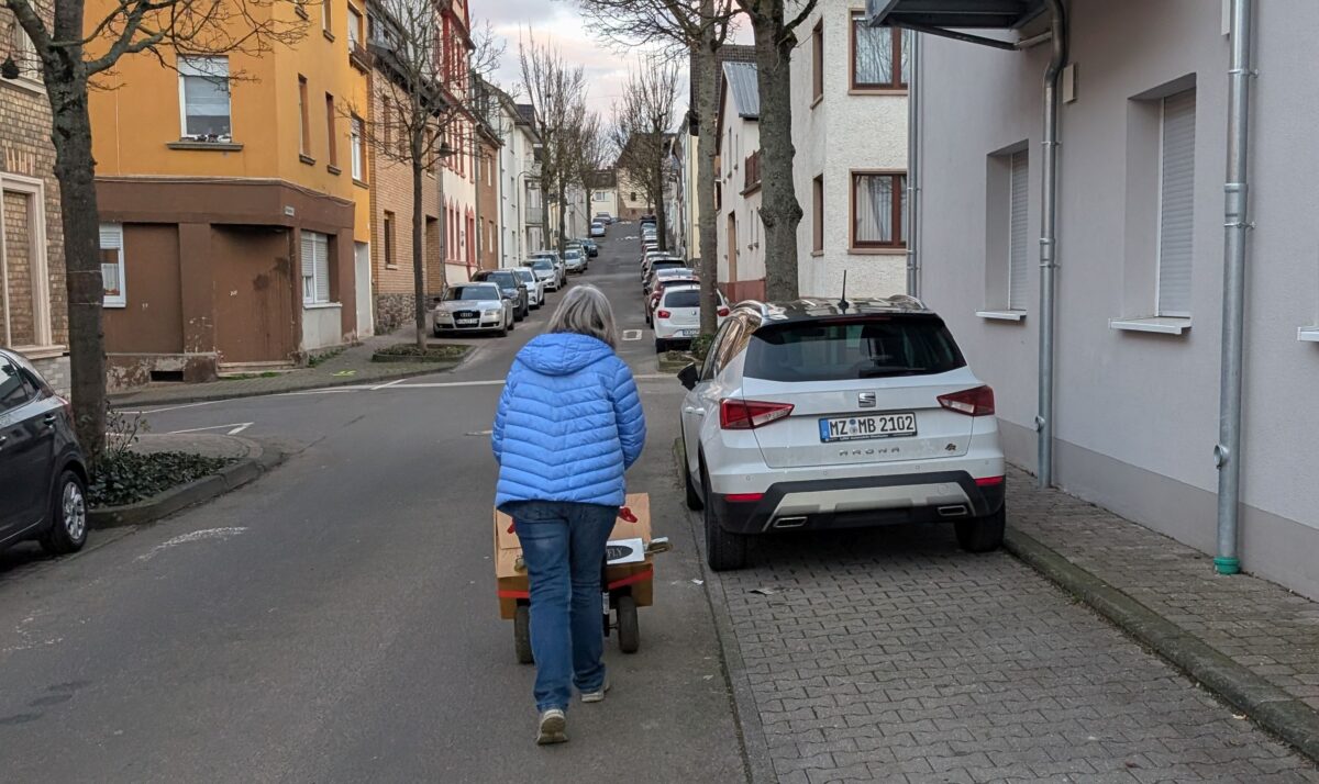 Fußwege und ihre Nutzungsbreite