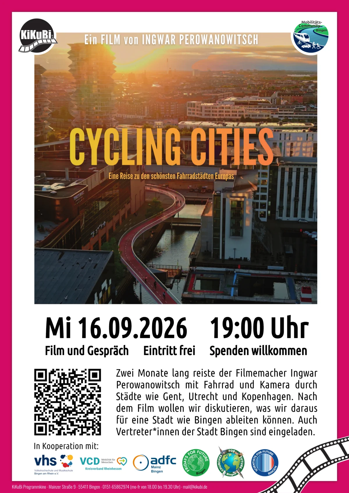 Filmplakat Cycling Cities